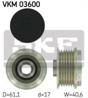 Шків генератора skf VKM 03600