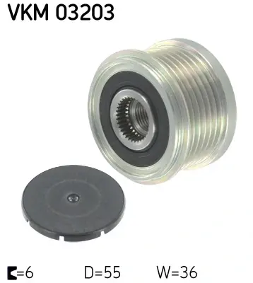 Шків генератора SKF VKM 03203 (фото 1)