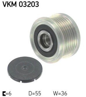 Шків генератора skf VKM03203