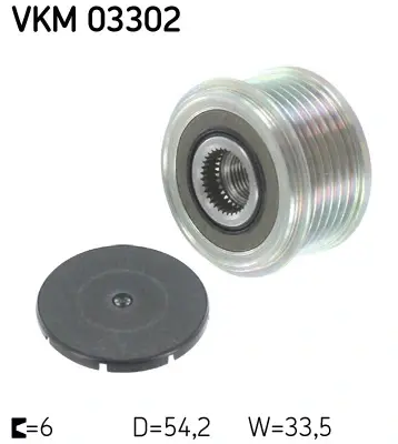 Шків генератора SKF VKM 03302 (фото 1)
