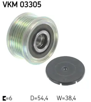 Шків генератора SKF VKM 03305