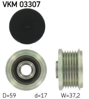 Шків генератора skf VKM 03307