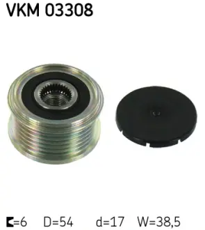 Шкiв генератора SKF VKM 03308