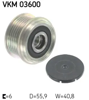 Шків генератора SKF VKM 03600
