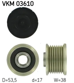 Шків генератора SKF VKM03610