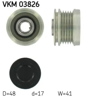 Шків генератора SKF VKM 03826