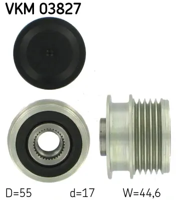 Шків генератора SKF VKM 03827 (фото 1)
