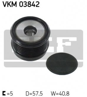 Шкiв генератора skf VKM 03842