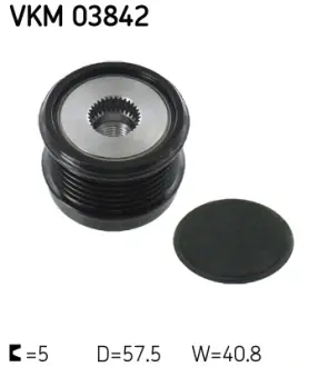 Шкiв генератора SKF VKM 03842