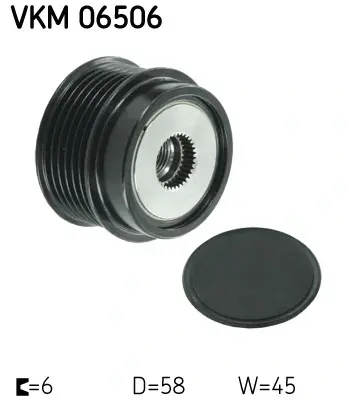 Шків генератора SKF VKM 06506