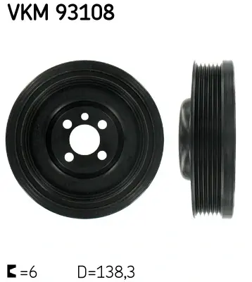 Шків ременя SKF VKM 93108 (фото 1)