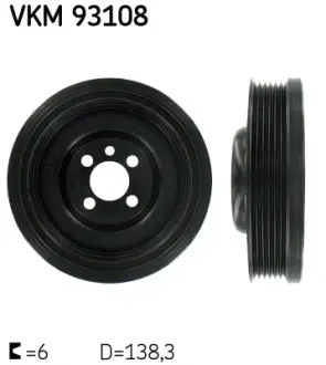 Шків ременя SKF VKM 93108