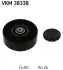 BMW Ролик паразитный X5/6 3.0d 07- SKF VKM38338