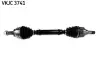 CITROEN Полуось лев. 629mm C4 04-, Peugeot 307 SKF VKJC3741