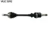 CITROEN Полуось лев.L=590mm 25/24 зуб.Berlingo,Xsara,ZX,Peugeot 305 SKF VKJC 5092