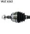 DB Полуось левая A-Class W168 -04 SKF VKJC6163 (фото 2)