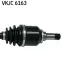 DB Полуось левая A-Class W168 -04 SKF VKJC6163 (фото 3)