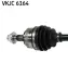DB Полуось правая A-Class W168 -04 SKF VKJC6164