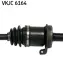 DB Полуось правая A-Class W168 -04 SKF VKJC6164