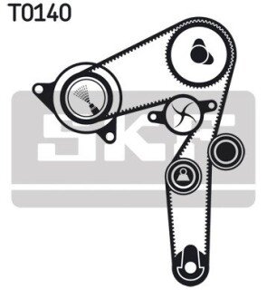 К-кт ГРМ (рем. + 2 ролика) Fiat Doblo,Alfa Romeo 1.9JTD skf VKMA 02176