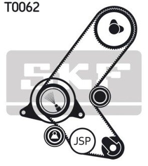 К-т ГРМ (ремень+2 ролика) OPEL Corsa A/B, Kadett, 1,5D/TD skf VKMA 05208