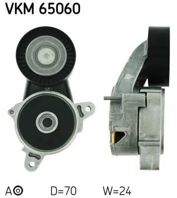 MITSUBIHSI Ролик с натяж. Outlander 2,0DI-D -12 SKF VKM 65060