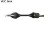 NISSAN Полуось лев. L=648mm 29/29 зуб. QASHQAI / QASHQAI +2 I (J10, NJ10, JJ10E) 1.6 dCi 11-13, X-TRAIL (T31) 2.0 dCi 4x4 07-13, RENAULT KOLEOS I (HY_) 2.0 dCi 08- SKF VKJC 8664