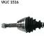 OPEL Полуось лев. Corsa B 1,0 -00 (без ABS) SKF VKJC 1516
