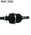 OPEL Полуось лев. Corsa B 1,0 -00 (без ABS) SKF VKJC 1516
