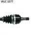 OPEL Полуось лів. 33/34 зуб. ASTRA F (T92) 2.0 i 92-98, VECTRA A (J89) 1.8 S 89-90 SKF VKJC1577