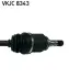 OPEL Полуось правая L=932mm Combo 00- SKF VKJC8343