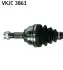 PEUGEOT Полуось лев.L=575mm 309 -93 SKF VKJC3861
