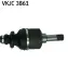 PEUGEOT Полуось лев.L=575mm 309 -93 SKF VKJC3861