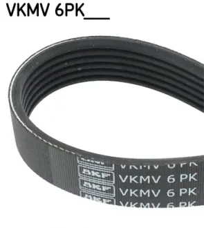 Ремень поликлиновый 6PK1255 SKF VKMV6PK1255 Киа Спортейдж 4