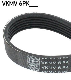 Привідний ремінь генератора skf VKMV6PK1695 на Ситроен Берлинго b9