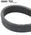 Ремень поликлиновый 7DK1360 SKF VKMV7DK1360