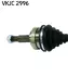 RENAULT Полуось правая L=978mm Espace III 2.2 96- SKF VKJC2996