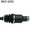 SUZUKI Полуось правая Swift 1,3 -01 SKF VKJC6212