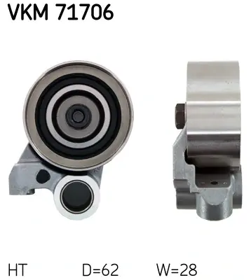 TOYOTA Натяжной ролик Land Cruiser 3.0TD -02 SKF VKM71706 (фото 1)