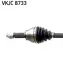 TRAKMOTIVE NISSAN Напіввісь передн. прав. JUKE (F15) 1.6 10-19 SKF VKJC 8733