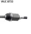 TRAKMOTIVE NISSAN Напіввісь передн. прав. JUKE (F15) 1.6 10-19 SKF VKJC 8733