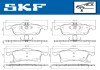 Тормозні (гальмівні) колодки skf VKBP 80043 A