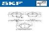 Тормозні (гальмівні) колодки skf VKBP 80073 E