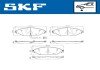 Тормозні (гальмівні) колодки skf VKBP 80176 E