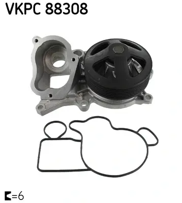 Водяная помпа (насос) SKF VKPC 88308