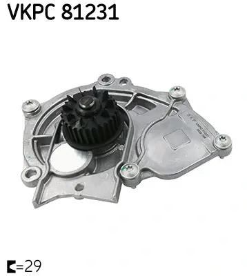 Водяная помпа (насос) SKF VKPC 81231