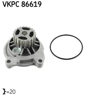 Водяная помпа (насос) SKF VKPC 86619