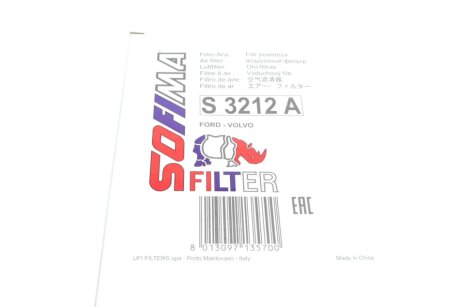 Фiльтр повiтряний sofima S3212A