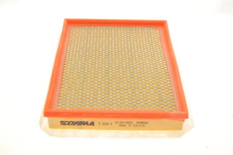 Фiльтр повiтряний 292x234x52mm sofima S3258A