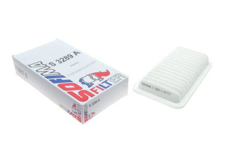 Фільтр повітряний TOYOTA ""1,6-2,4 ""03-08 sofima S3289A на Тойота Королла е120